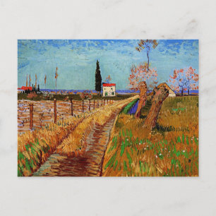 Van Gogh - Pad door een veld Briefkaart