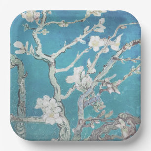Van Gogh Painting Almond Blossom Papieren Bordje