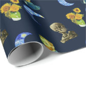 Van Gogh patroon Cadeaupapier (Rol Hoek)
