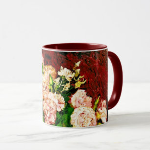 Van Gogh Peonies en Rozen Mok
