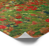 Van Gogh - Poppy Field Poster (Hoek)