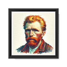 Van Gogh Portret Schitterende kunst schilderij