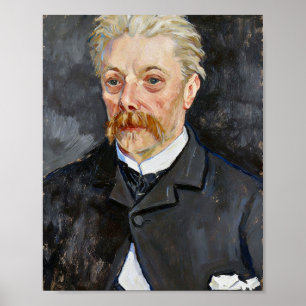 Van Gogh Portret van Man met Snor Poster