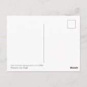 Van Gogh Postman. Portret impressionisme kunst Briefkaart (Achterkant)