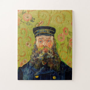 Van Gogh Postman Portret schilderend oude Antiek k Legpuzzel