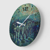 Van Gogh Prisoners' Round Art Clock Grote Klok (Hoek)
