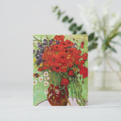 Van Gogh Red Poppies and Daisies Invitations (Debout devant)