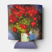 Van Gogh Red Poppies Blikjeskoeler (Achterkant)