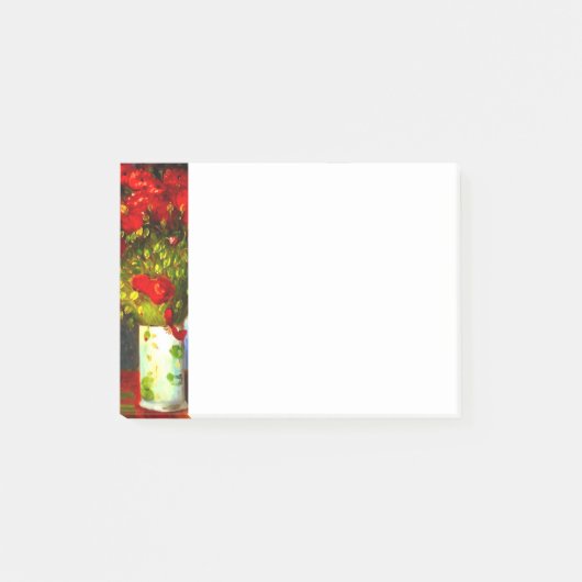 Van Gogh Red Poppies Post-it® Notes (Voorkant)
