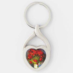 Van Gogh Red Poppies Sleutelhanger