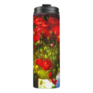 Van Gogh Red Poppies Thermosbeker