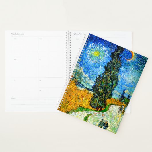 Van Gogh Road avec Cypress et Star (Devant avec enveloppe)