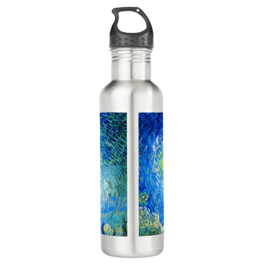 Van Gogh Road met Cypress en Star Waterfles (Achterkant)