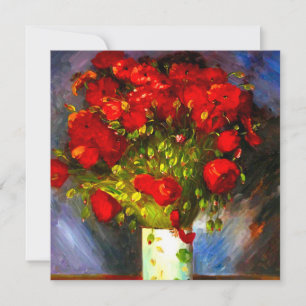 Van Gogh Rode Klaprozen Kaart