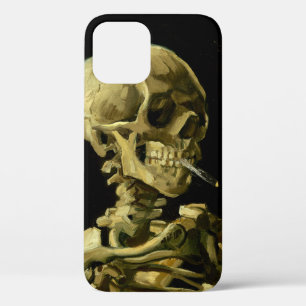 Van Gogh Roken Skelet iPhone 12 Hoesje