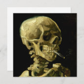 Van Gogh Roken Skelet Kaart (Voorkant / Achterkant)