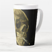 Van Gogh Roken Skelet Latte Mok (Rechterhoek)