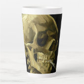 Van Gogh Roken Skelet Latte Mok (Voorkant)