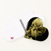 Van Gogh Roken Skelet Notitieboek (Binnen)