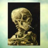 Van Gogh Roken Skelet Raamsticker (Vel 3)
