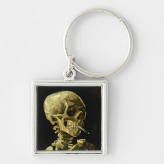 Van Gogh Roken Skelet Sleutelhanger
