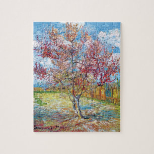 Van Gogh - Roze perzikbomen Legpuzzel