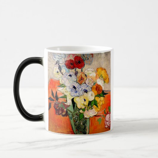 Van Gogh Rozen en Anemones Magische Mok (Links)