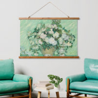 Van Gogh Rozen Kunst Beroemde houten wand