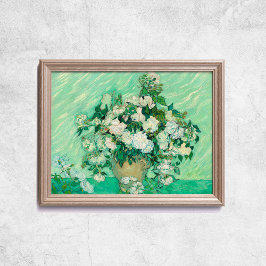 Van Gogh Rozen Oude Kunstmuur Poster