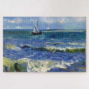 Van Gogh Sailboot Ocean Scene Jigzaag Puzzle Legpuzzel