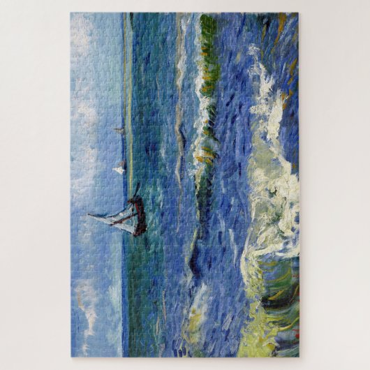 Van Gogh Sailboot Ocean Scene Jigzaag Puzzle Legpuzzel (Verticaal)