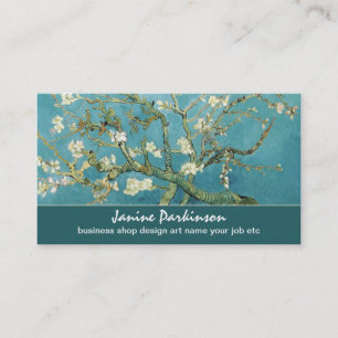 Van Gogh sakura bloesems visitekaartje