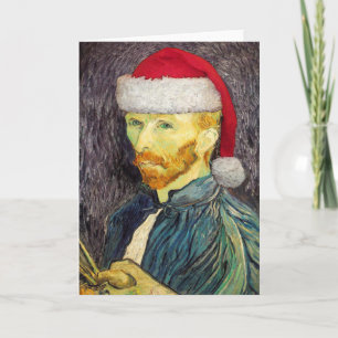 Van Gogh Santa Wenskaart Feestdagen Kaart