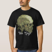 Van Gogh Schedel met Arles Achtergrond T-shirt (Voorkant)