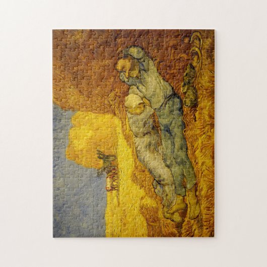 Van Gogh schilderen van Noon Rest van het Werk Legpuzzel (Verticaal)