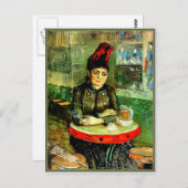 Van Gogh-schilderij, In het café Briefkaart (Voorkant / Achterkant)