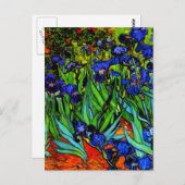 Van Gogh schilderij, Irises, Briefkaart (Voorkant / Achterkant)