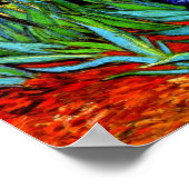 Van Gogh schilderij, Irises, Poster (Hoek)