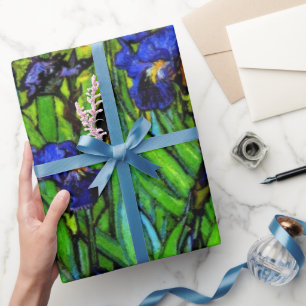 Van Gogh-schilderij, Irissen, Cadeaupapier