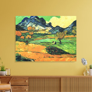 Van Gogh-schilderij, Mount Gaussier, Canvas Afdruk