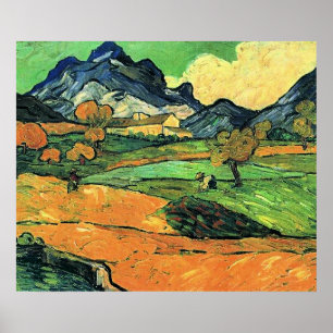Van Gogh-schilderij, Mount Gaussier, Poster