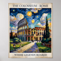 Van Gogh schilderij van het Colosseum van Rome