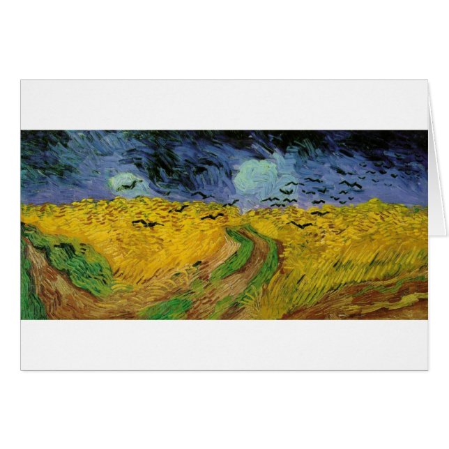 Van Gogh schilderijen: Van Gogh Wheat Field (Voorkant Horizontaal)