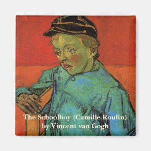 Van Gogh, Schoolboy (Camille Roulin), kunst Magneet