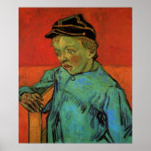 Van Gogh, Schoolboy (Camille Roulin), kunst Poster (Voorkant)