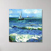 Van Gogh - Seascape Canvas Afdruk (Voorkant)
