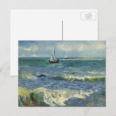 Van Gogh Seascape in Saintes Maries de la Mer Briefkaart (Voorkant / Achterkant)