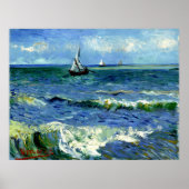 Van Gogh - Seascape Poster (Voorkant)