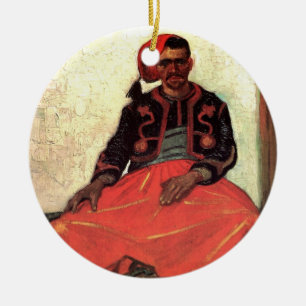 Van Gogh, Seated Zouave, -impressionisme Art Keramisch Ornament