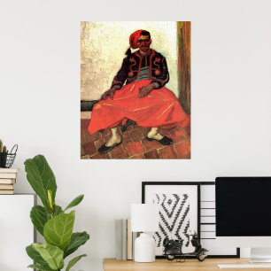Van Gogh, Seated Zouave, -impressionisme Art Poster